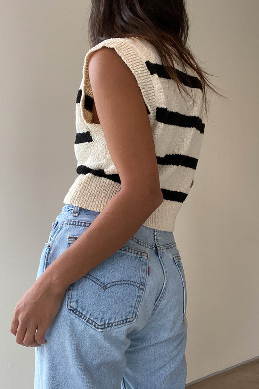 Marian V-Neck Crop Sweater PREORDER