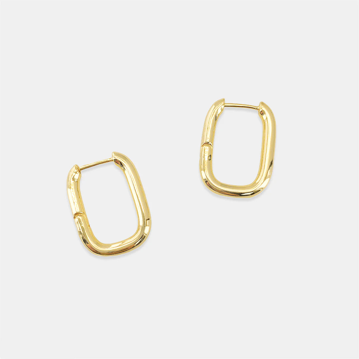 Rounded Rectangle Earrings