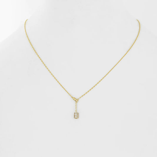 Sliding Cylinder Necklace