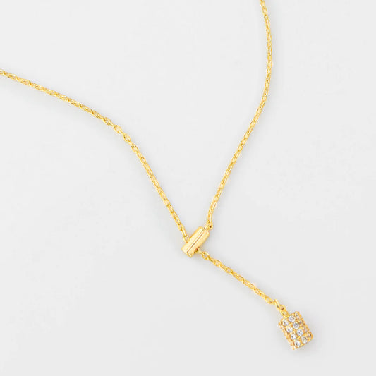 Sliding Cylinder Necklace