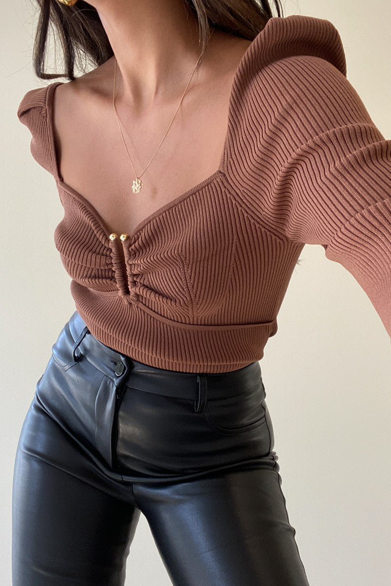 Veronica Ribbed Long Sleeve