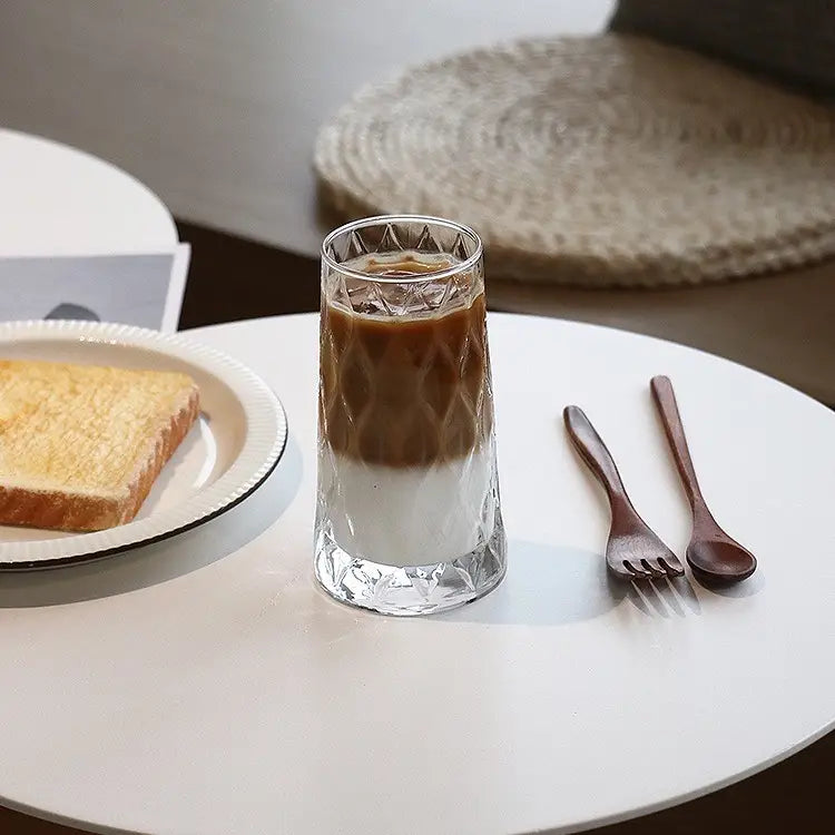 Diamond Crystal Coffee Glass Set