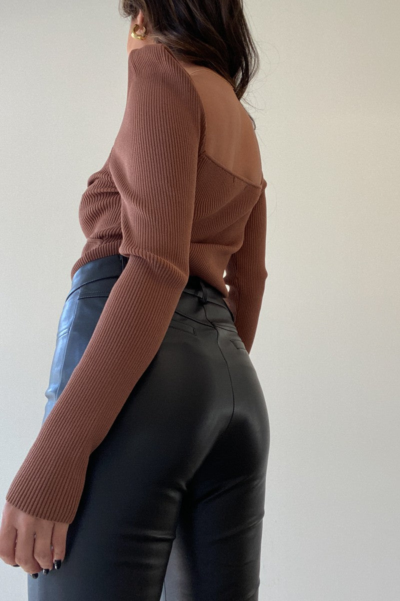 Veronica Ribbed Long Sleeve